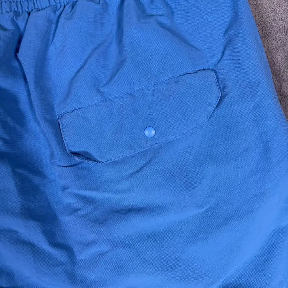 Men’s Patagonia Baggies 5” Swim Trunks Blue Mesh Lined Shorts Large